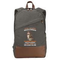 Way Maker Miracle Worker Promise Keeper Light Jesus Lion Cotton Canvas Backpack