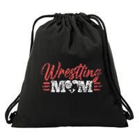 Wrestling Mom Martial Arts Wrestler Wrestle Hobby Mother Drawstring Bag