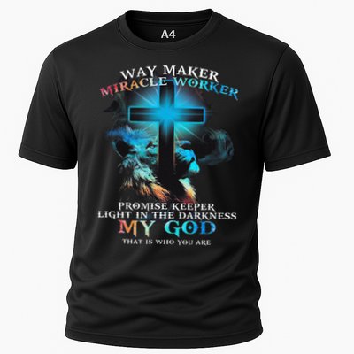 Way Maker Miracle Worker Jesus Lion Performance Shirt