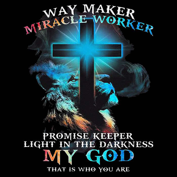 Way Maker Miracle Worker Jesus Lion Backpack