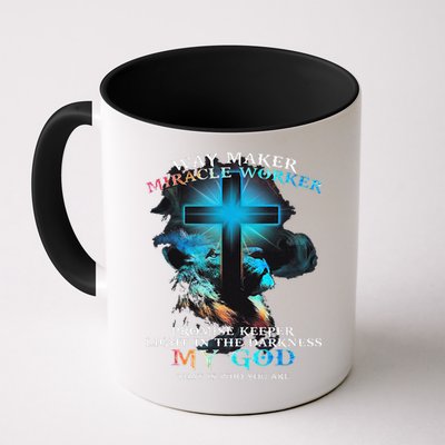 Way Maker Miracle Worker Jesus Lion Mug