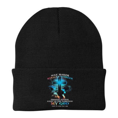 Way Maker Miracle Worker Jesus Lion Beanie