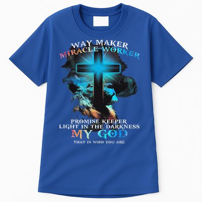 Way Maker Miracle Worker Jesus Lion Tall T-Shirt
