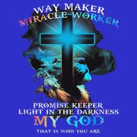 Way Maker Miracle Worker Jesus Lion Button
