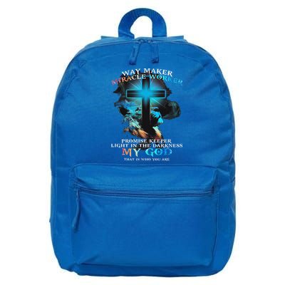 Way Maker Miracle Worker Jesus Lion 16 in Basic Backpack