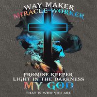 Way Maker Miracle Worker Jesus Lion Cotton Canvas Backpack