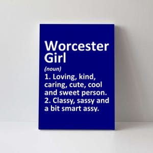 Worcester Ma Massachusetts Funny City Home Roots Gift Cute Gift Canvas