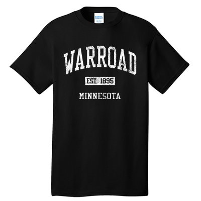 Warroad Minnesota Mn Js04 Vintage Athletic Sports Tall T-Shirt