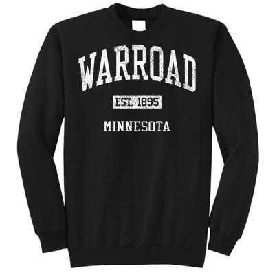 Warroad Minnesota Mn Js04 Vintage Athletic Sports Tall Sweatshirt