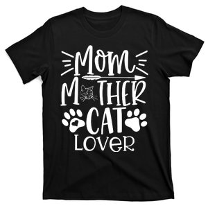 Women Mom Mother Cat Lover T-Shirt