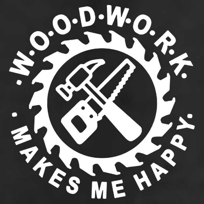 Woodwork Makes Me Happy 11oz C Handle Ceramic Mug