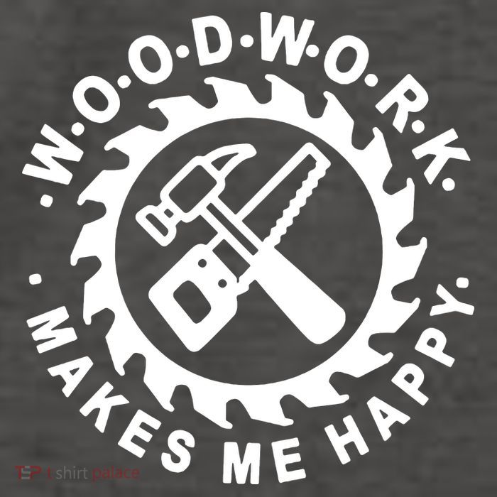 Woodwork Makes Me Happy Vector Backpack