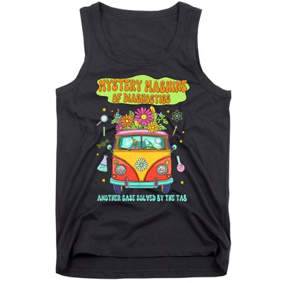 Women Mystery Machine Of Diagnostics Lab Tech Lab Week 2025 Tank Top