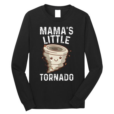 Weather Man Mamas Little Tornado Long Sleeve Shirt