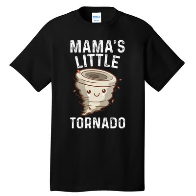 Weather Man Mamas Little Tornado Tall T-Shirt