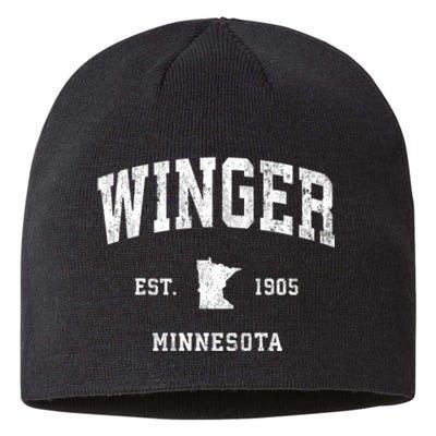 Winger Minnesota Mn Vintage Athletic Sports Sustainable Beanie