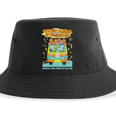 Women Mystery Machine Of Diagnostics Lab Tech Lab Week 2025 Gift Sustainable Bucket Hat