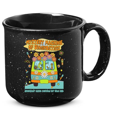 Women Mystery Machine Of Diagnostics Lab Tech Lab Week 2025 Gift 15oz Campfire Ceramic Mug