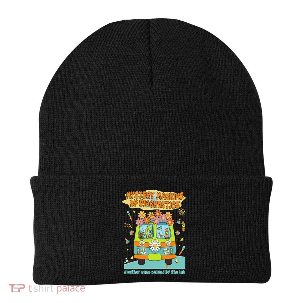 Women Mystery Machine Of Diagnostics Lab Tech Lab Week 2025 Gift Knit Cap Winter Beanie