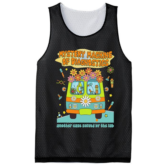 Women Mystery Machine Of Diagnostics Lab Tech Lab Week 2025 Gift Mesh Reversible Basketball Jersey Tank