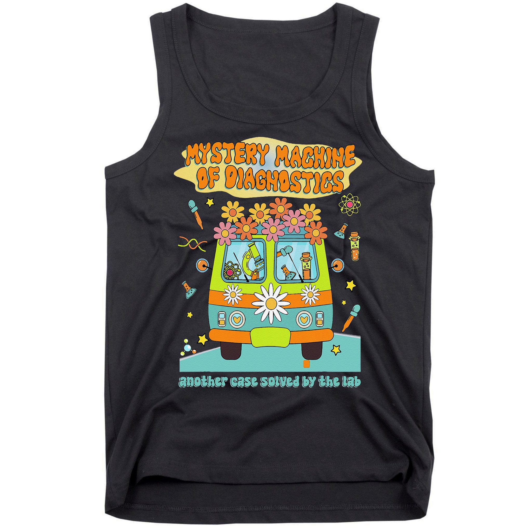 Women Mystery Machine Of Diagnostics Lab Tech Lab Week 2025 Gift Tank Top