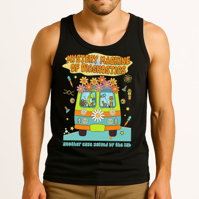 Women Mystery Machine Of Diagnostics Lab Tech Lab Week 2025 Gift Tank Top