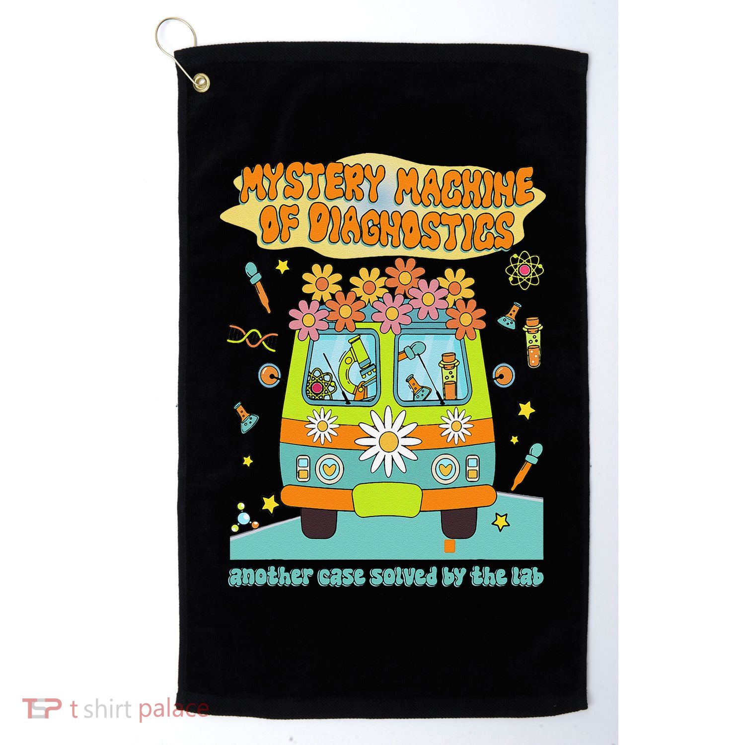Women Mystery Machine Of Diagnostics Lab Tech Lab Week 2025 Gift Golf Towel