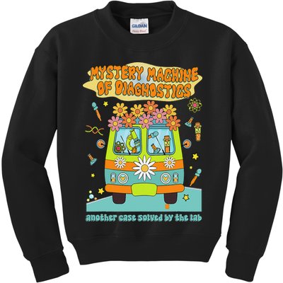 Women Mystery Machine Of Diagnostics Lab Tech Lab Week 2025 Gift Kids Sweatshirt