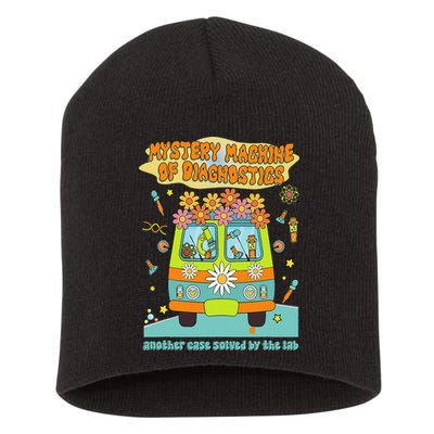 Women Mystery Machine Of Diagnostics Lab Tech Lab Week 2025 Gift Short Acrylic Beanie