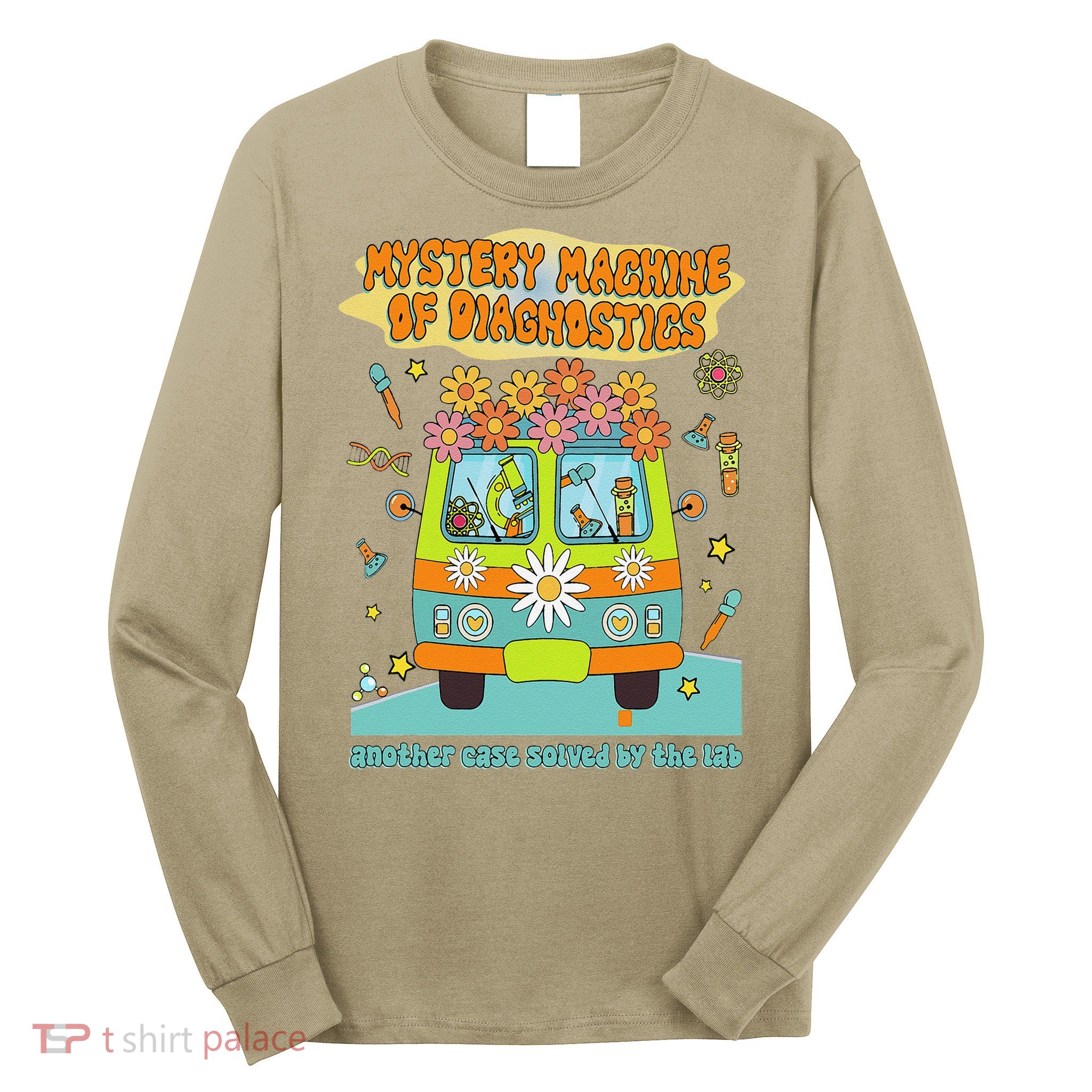 Women Mystery Machine Of Diagnostics Lab Tech Lab Week 2025 Gift Long Sleeve Shirt
