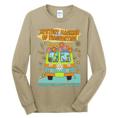 Women Mystery Machine Of Diagnostics Lab Tech Lab Week 2025 Gift Tall Long Sleeve T-Shirt