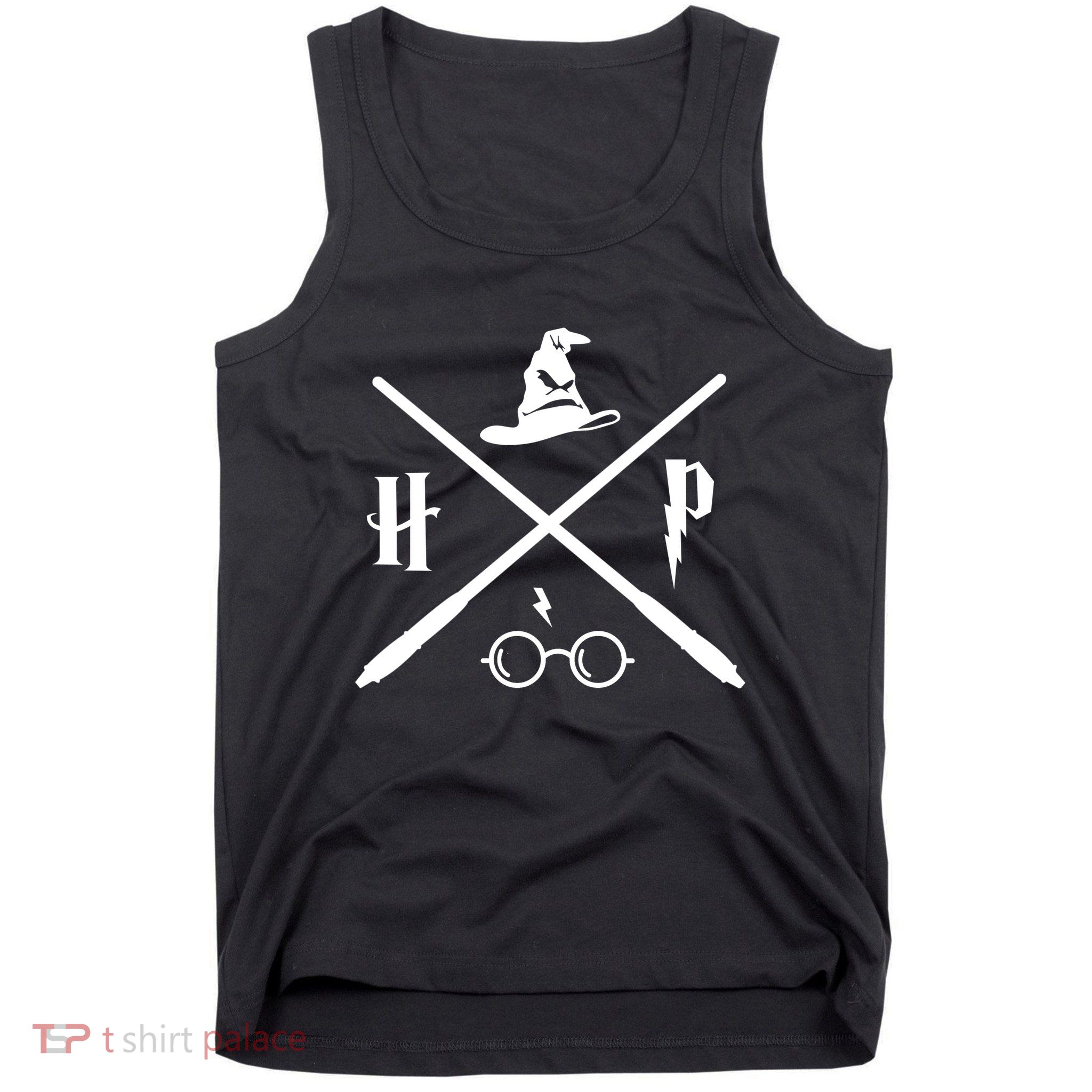 Wizard Movies Magic Potter Glasses Tank Top