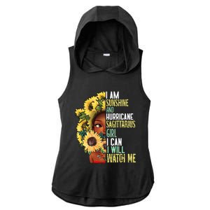 Watch Me Motivational Sagittarius December November Mom Gift Ladies PosiCharge Tri-Blend Wicking Draft Hoodie Tank