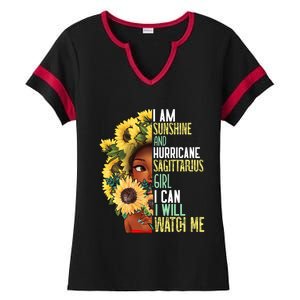 Watch Me Motivational Sagittarius December November Mom Gift Ladies Halftime Notch Neck Tee