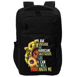 Watch Me Motivational Sagittarius December November Mom Gift Impact Tech Backpack