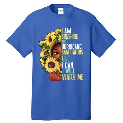 Watch Me Motivational Sagittarius December November Mom Gift Tall T-Shirt