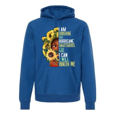 Watch Me Motivational Sagittarius December November Mom Gift Premium Hoodie