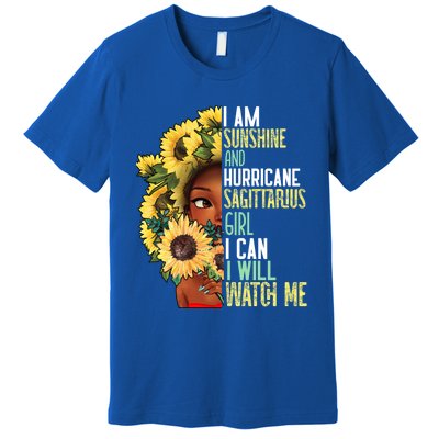 Watch Me Motivational Sagittarius December November Mom Gift Premium T-Shirt