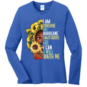 Watch Me Motivational Sagittarius December November Mom Gift Ladies Long Sleeve Shirt