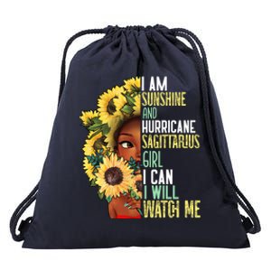 Watch Me Motivational Sagittarius December November Mom Gift Drawstring Bag