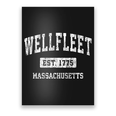 Wellfleet Massachusetts Ma Vintage Sports Established Poster