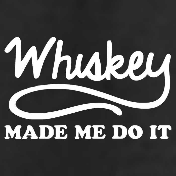 Whiskey Made Me Do It Funny Cool Comfort Performance Bucket Hat
