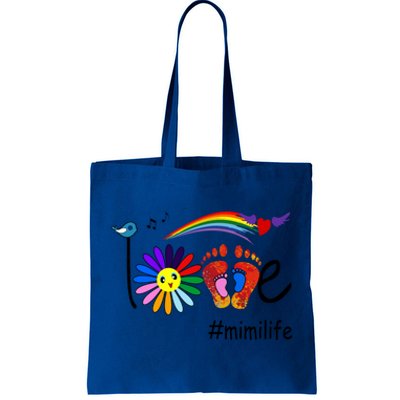 Wo Mom Melody Love #Mimilife Mimi Life Floral Gift Meaningful Gift Tote Bag