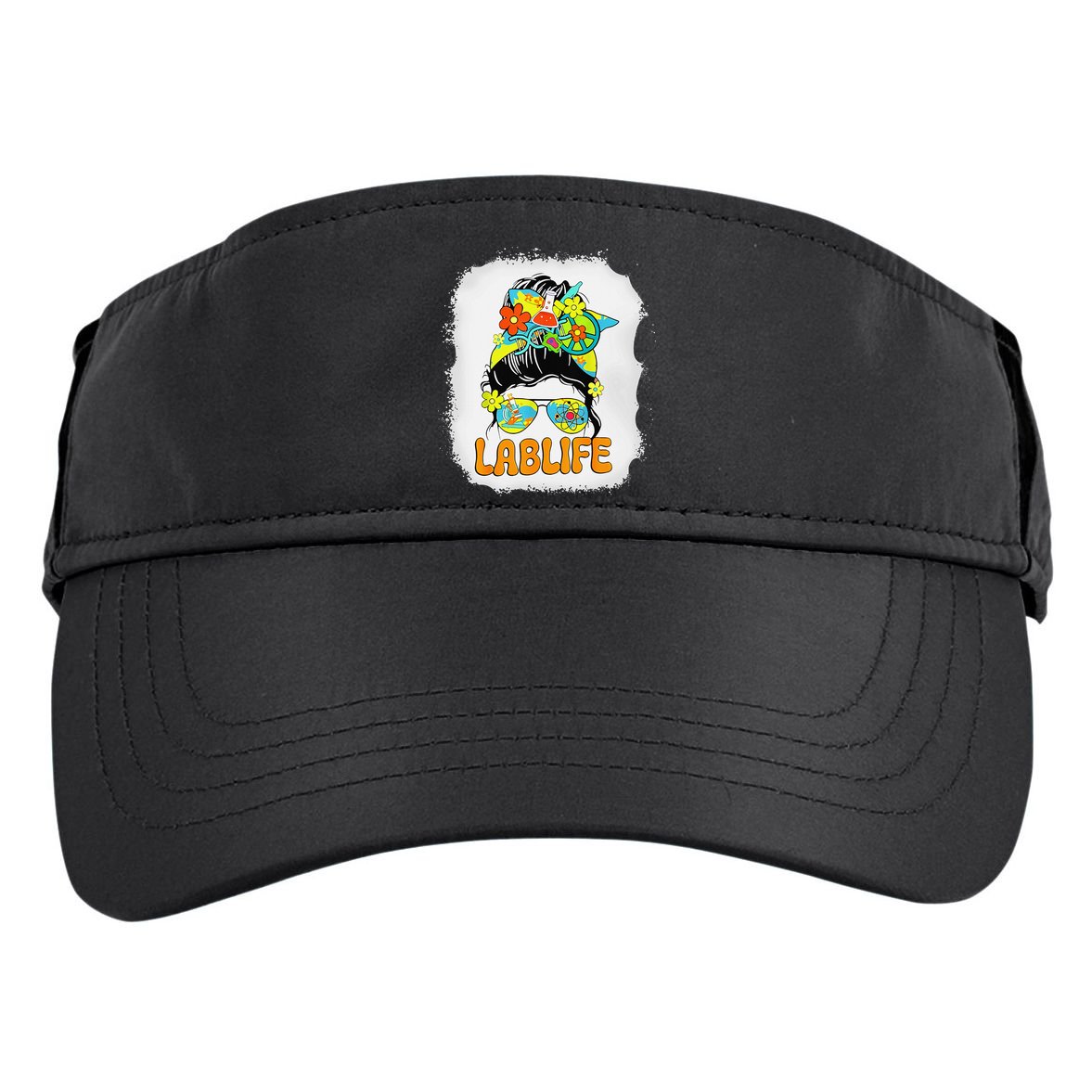 Women Mystery Machine Of Diagnostics Lab Week 2025 Messy Bun Gift Adult Drive Performance Visor