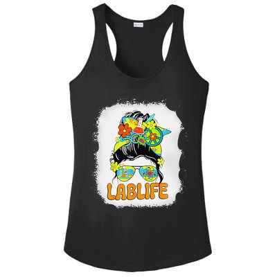 Women Mystery Machine Of Diagnostics Lab Week 2025 Messy Bun Gift Ladies PosiCharge Competitor Racerback Tank