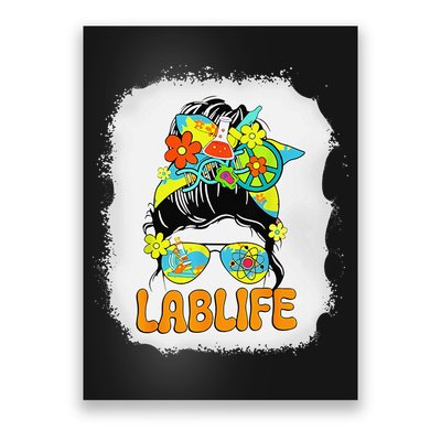 Women Mystery Machine Of Diagnostics Lab Week 2025 Messy Bun Gift Poster