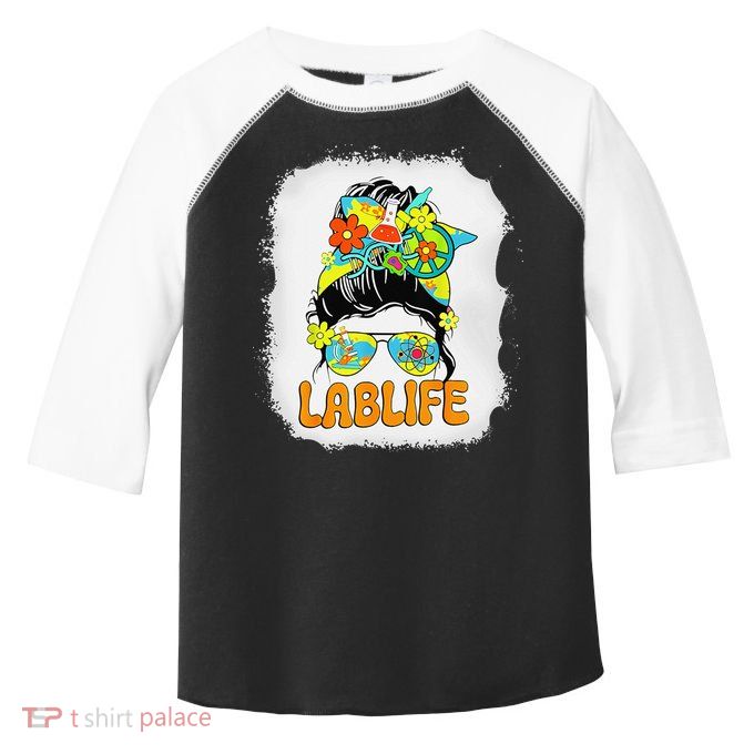 Women Mystery Machine Of Diagnostics Lab Week 2025 Messy Bun Gift Toddler Fine Jersey T-Shirt