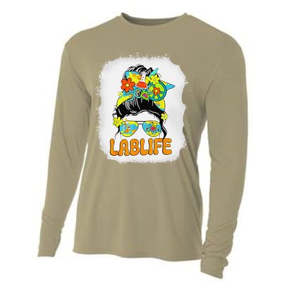 Women Mystery Machine Of Diagnostics Lab Week 2025 Messy Bun Gift Cooling Performance Long Sleeve Crew