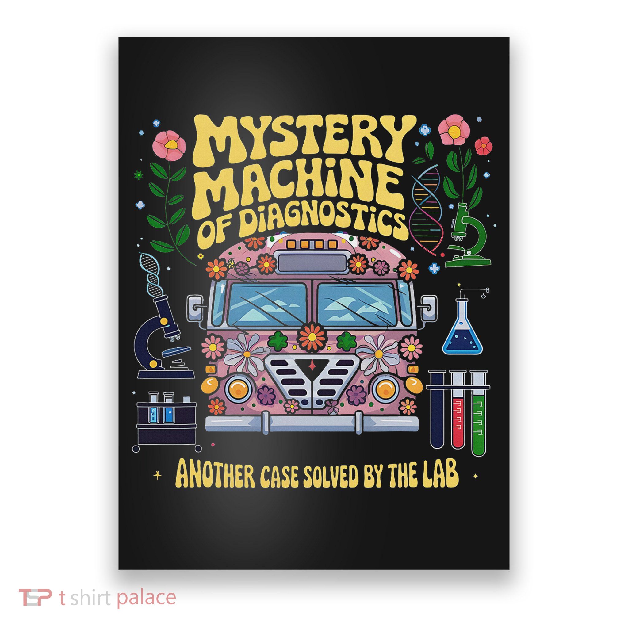 Women Mystery Machine Of Diagnostics Lab Tech Lab Week 2025 Poster