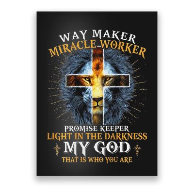 Way Maker Miracle Worker Promise Keeper Poster